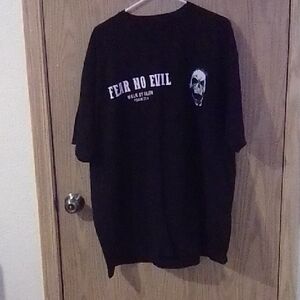 Fear No Evil Graphic Black T-Shirt